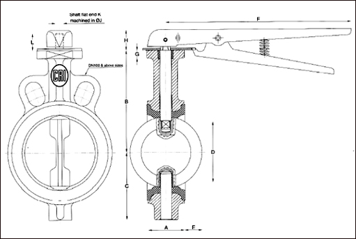 CRI BUTTERFLY VALVE